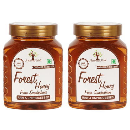 Raw Organic Forest Honey from Sundarbans 500g | NMR Tested, ISO Certified, Unprocessed, Unpasteurized, Pure & Natural